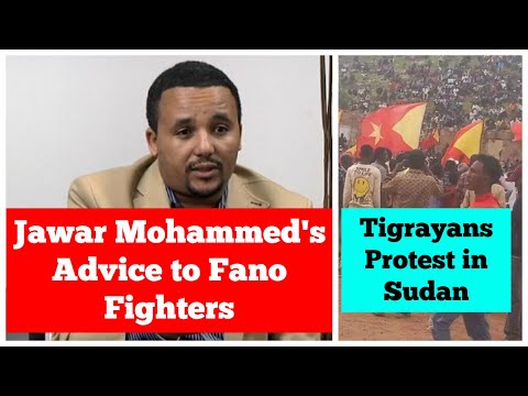 Jawar Mohammed's Advice to Fano Fighters | Tigrayans Protest in Sudan