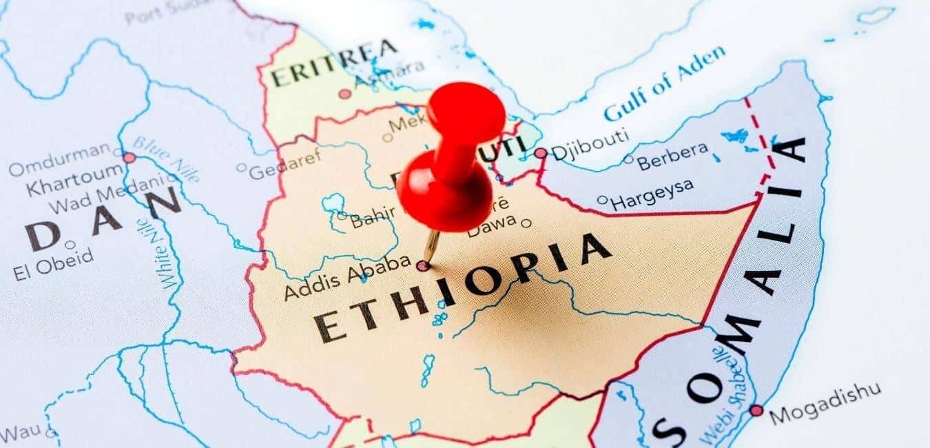 Ethiopia map photo 1