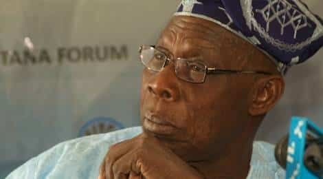 Former Nigerian President Olusegun Obasanjo