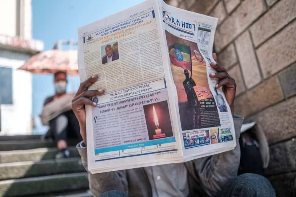 ethiopia newspaper tigray conflict radio station raids arrests getty