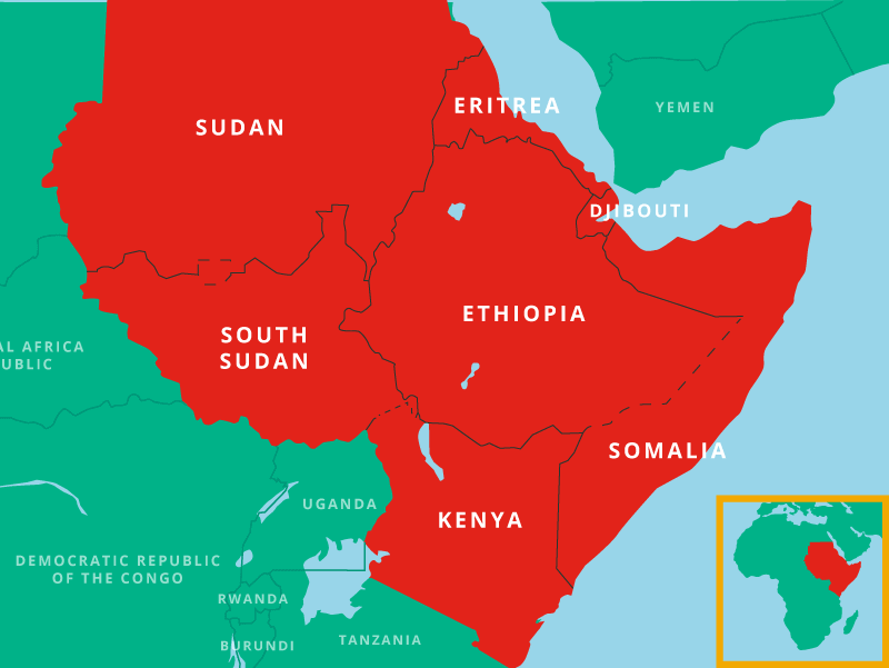 horn of africa map 1 1 1