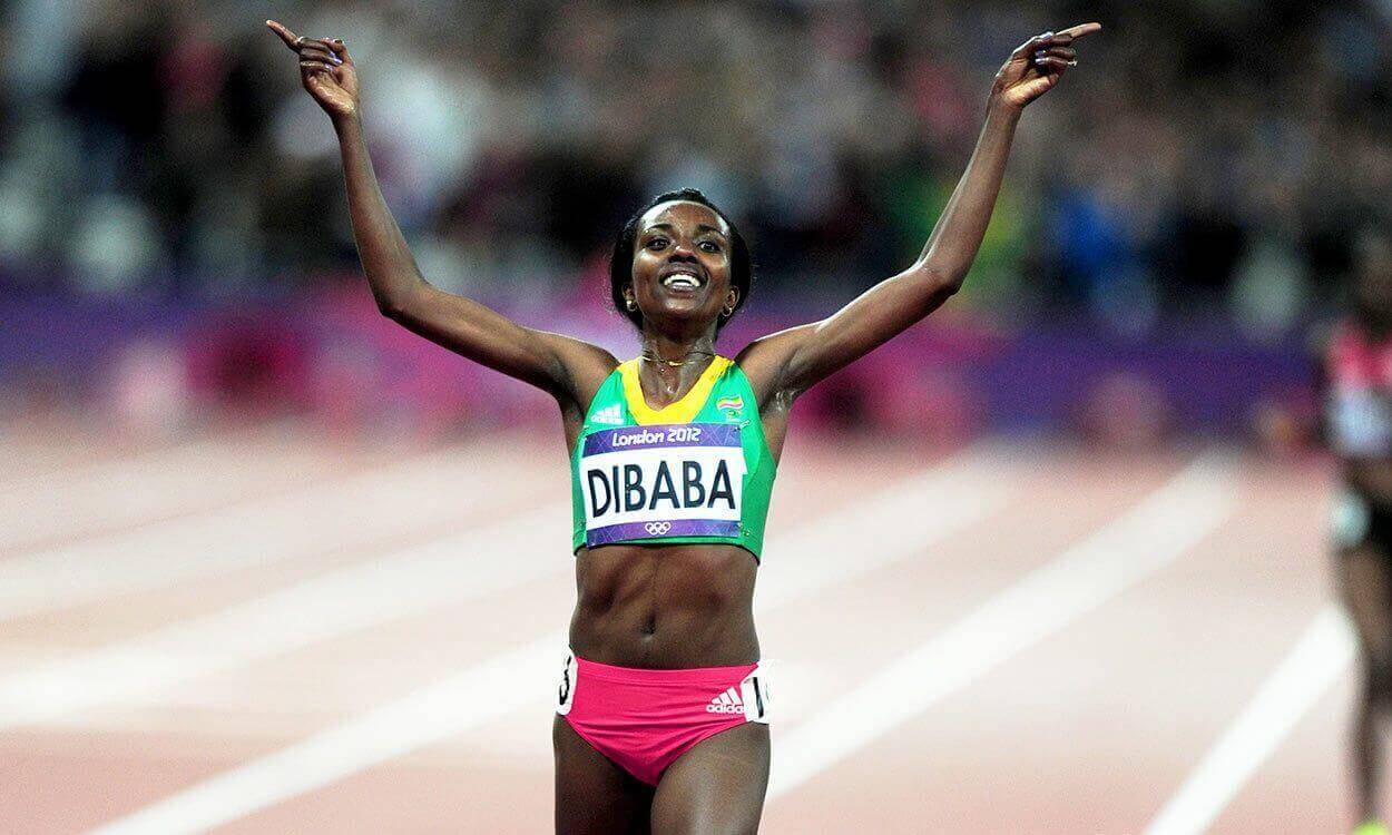 Tirunesh Dibaba London 2012 by Mark Shearman 1 1