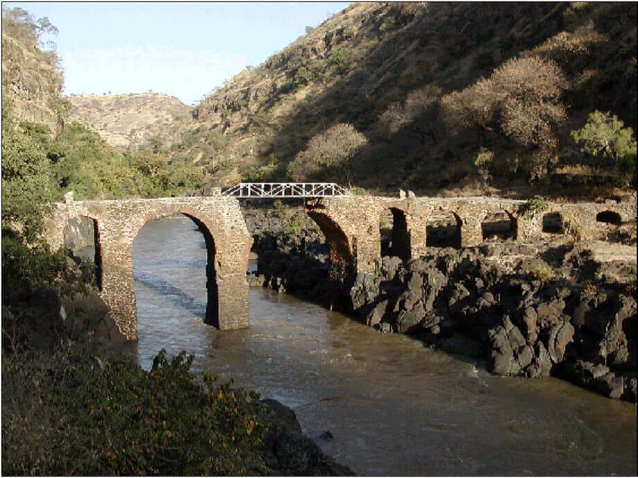 Sebara Dildiy Broken Bridge on Blue Nile River 1