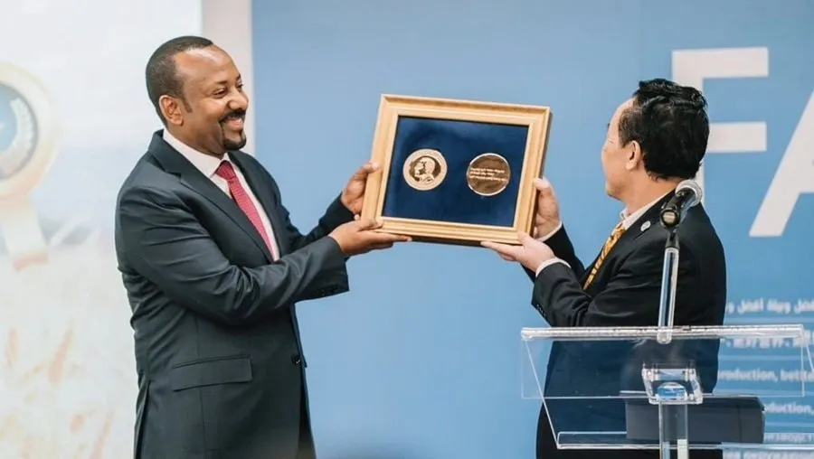 FAO Award Abiy Ahmed