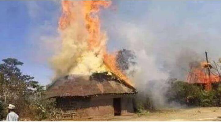 The houses of Amhara farmers were set ablaze by the forces of Abiy Ahmed