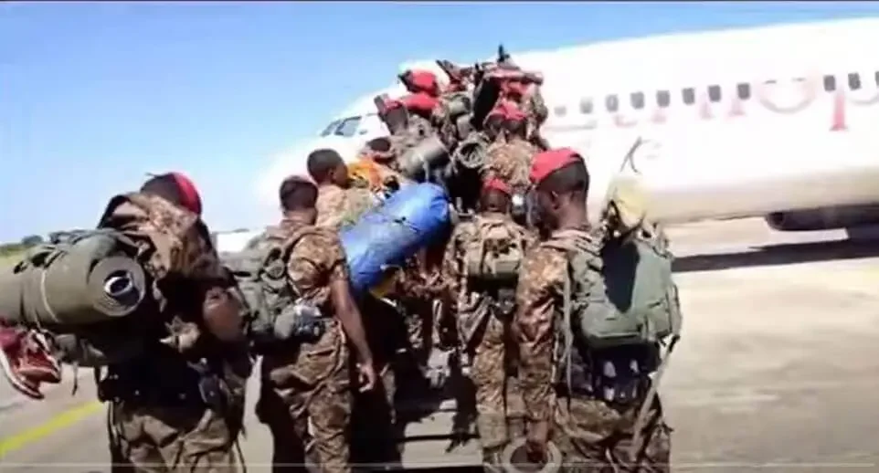 Ethiopian Airlines is serving as a military transport